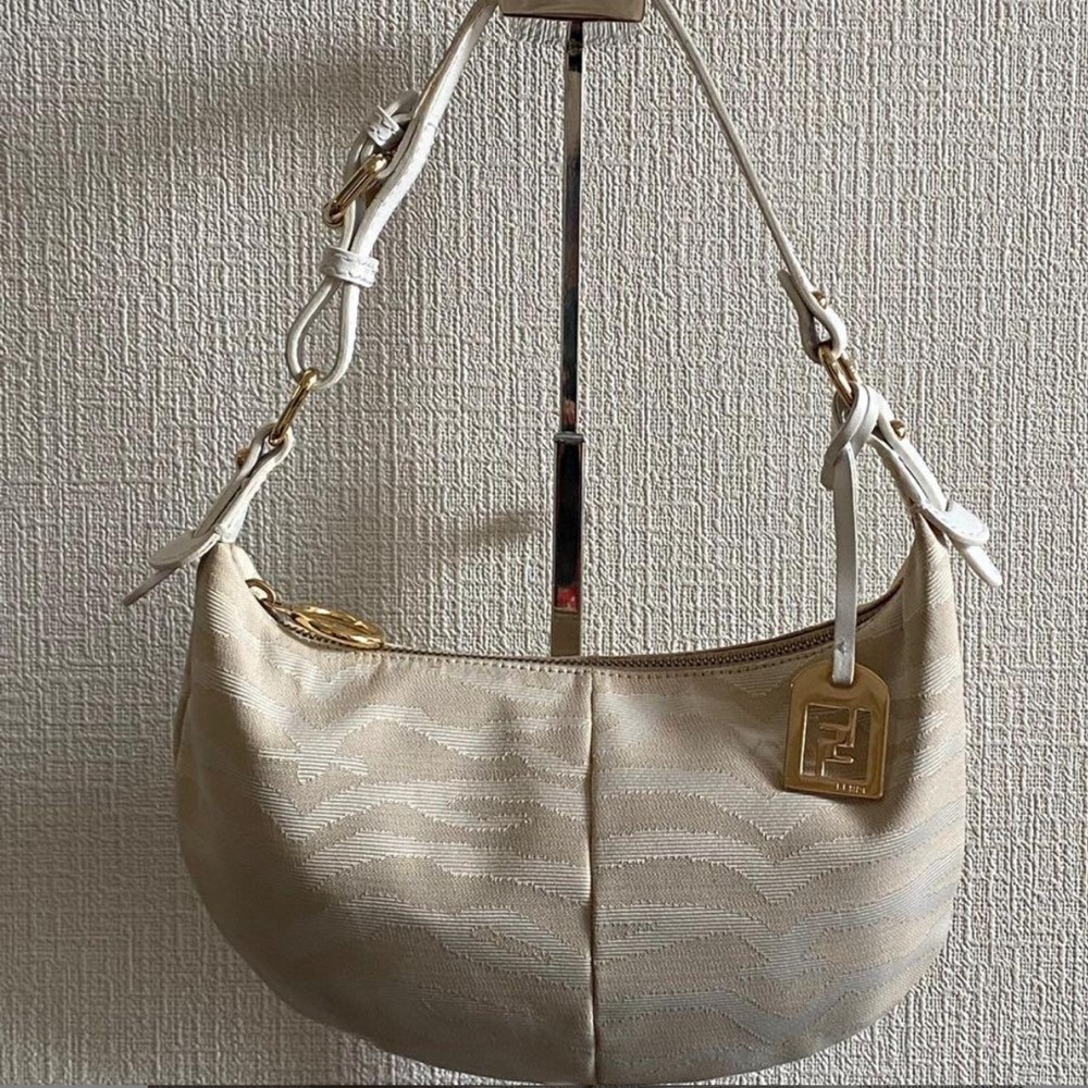 Authentic Cream Fendi Baguette